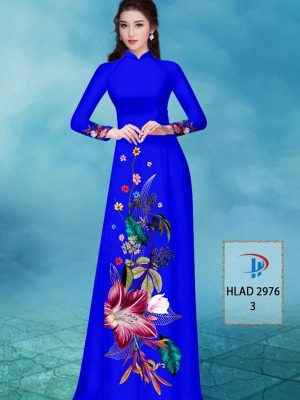 Vải Áo Dài Hoa In 3D AD HLAD2976 37